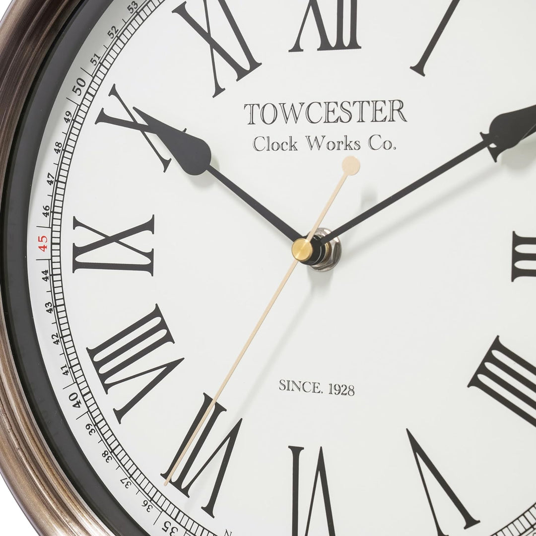 Towcester Clock Works Co. Acctim 26708 Redbourn Wanduhr, Gold