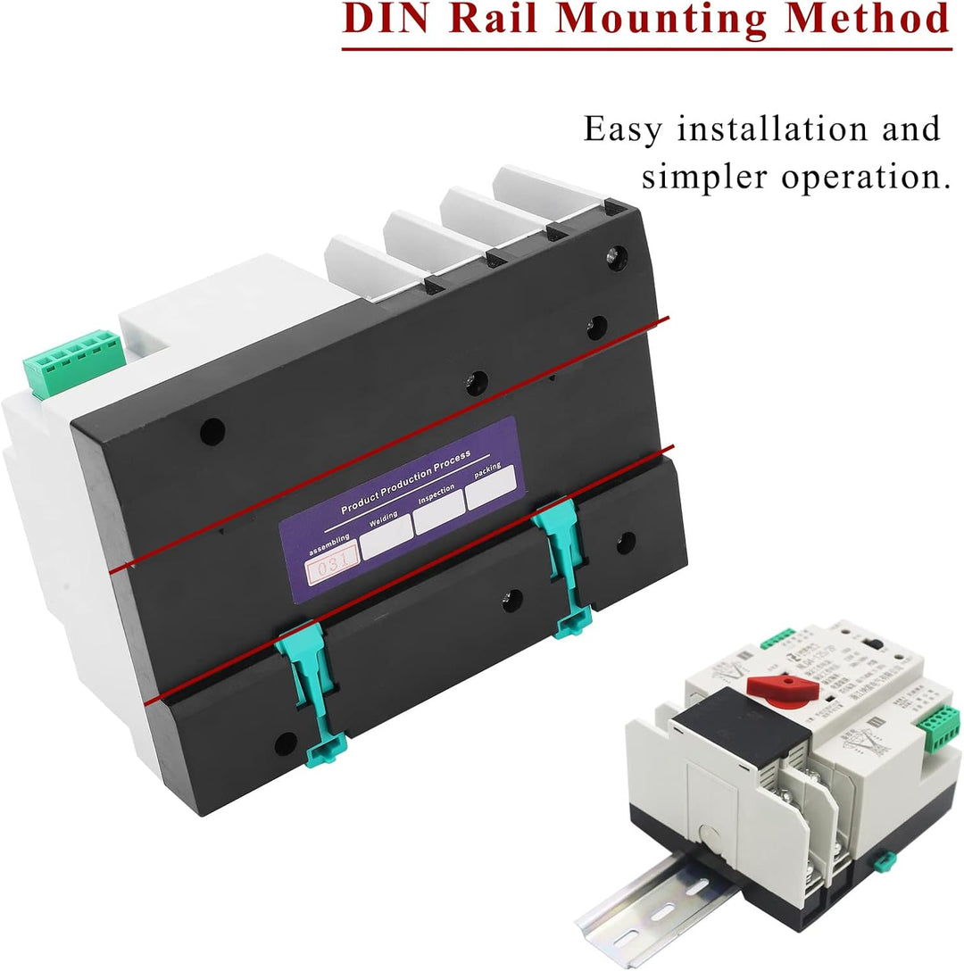 Automatischer Transferschalter, 400 V 4P 3-Phasen 4-Leiter Unterbrechungsfreier Stromsteuerungs-Leis