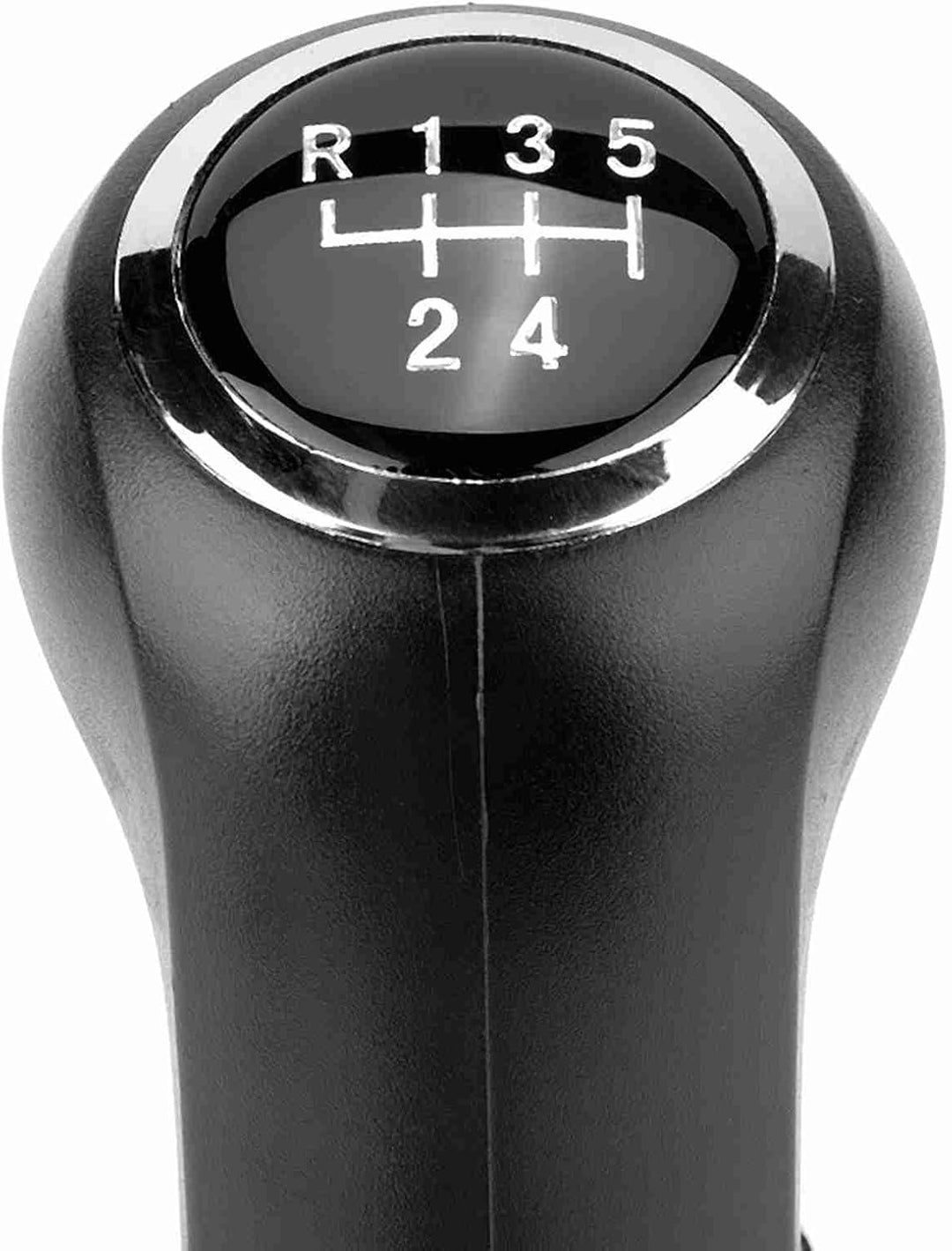 Aramox 5 Gang ABS Schaltknauf Kunstleder Gamasche Kofferraumabdeckung Schwarz für Opel Astra Corsa G