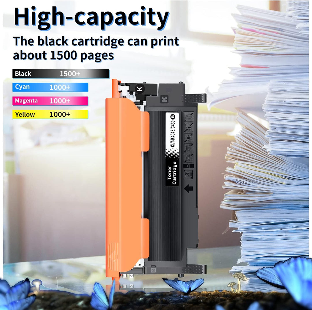 LOSMANN Toner Kompatibel für Samsung P404 CLT-P404C für Samsung 404S CLT-K404S CLT-C404S CLT-M404S C