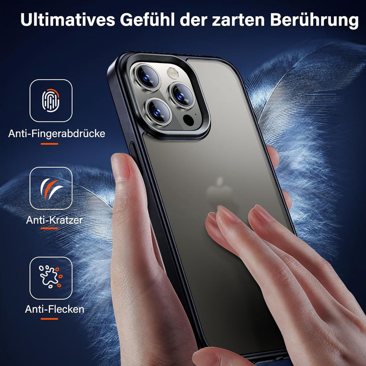 UniqueMe für iPhone 15 Pro Hülle, 5-in-1-Set Handyhülle für iPhone 15 Pro Case Rundumschutz Schutzhü