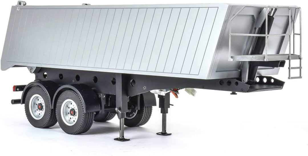 CARSON 500907312 - 1:14 2-Achs Muldenkipper Sattelauflieger, RC-Truck, Ersatzteile, Tuningteile, Zub