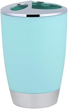 AYNEFY 6tlg Badezimmer Zubehör Set,Badset Accessoires Chrom mit Seifenspender Lotionsflaschen Zahnpu