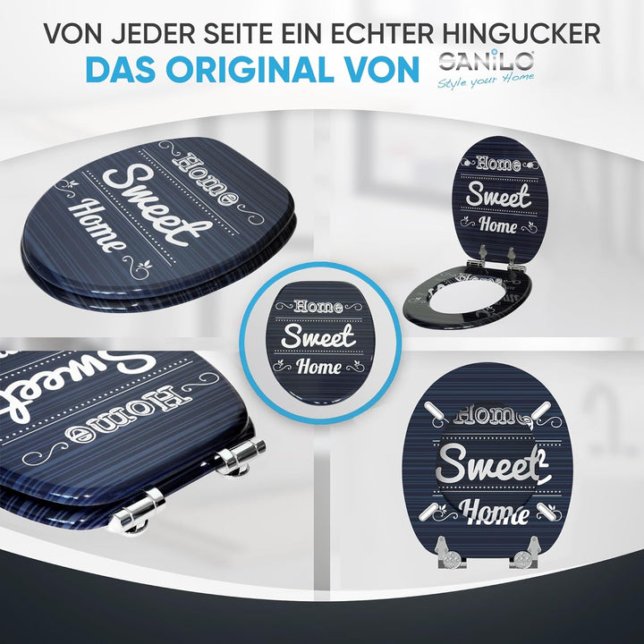 Sanilo WC Sitz mit Absenkautomatik, viele schöne Toilettendeckel zur Auswahl, hochwertige und stabil