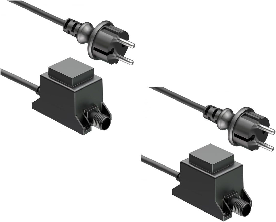 ledscom.de 10W LED Trafo-Trafo/Transformator für Stecksystem NEMO, Stecker, 12V AC, schwarz, IP65, 2