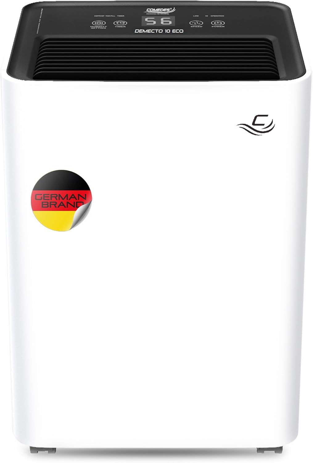 Comedes Demecto 10 eco โ Gerรคuscharmer Effizienter Luftentfeuchter fรผr Schlaf- und Kinderzimmer, lei