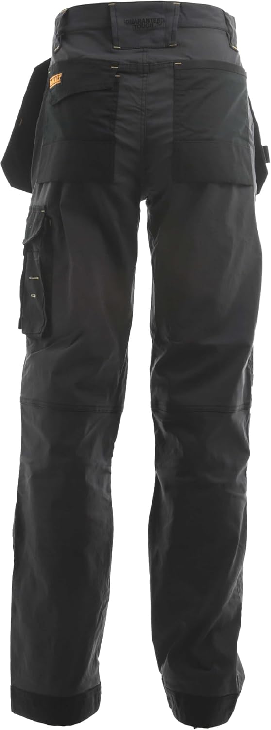 DeWalt Herren Dewmem3829-tb Memphis Holsterhose, Taille 96,5 cm, Beinlänge 73,7 cm, schwarz/grau, 38