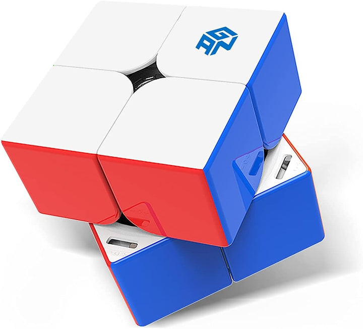 GAN 251 M Leap, 2x2 Magnetischer Speedcube stickerlos 251 Mini Cube 63 Magnete Puzzle Spielzeug für