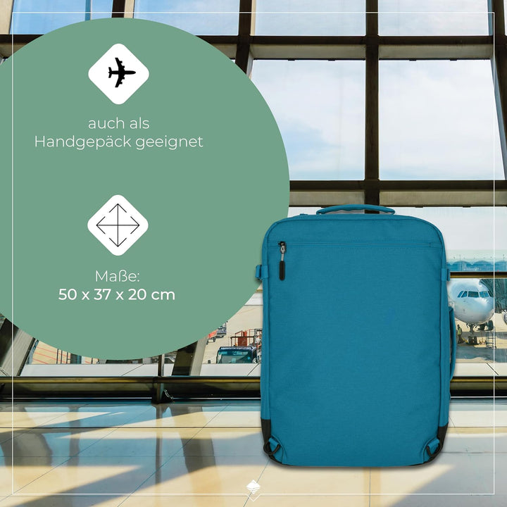 travelite Handgepäck Rucksack/Tasche erfüllt IATA Bordgepäck Mass, Gepäck Serie Kick Off: Praktische