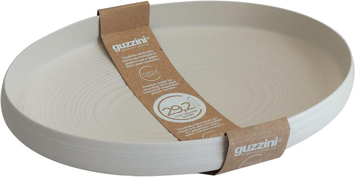 Guzzini - Tierra, Schale/Obstplatte - 750ml, Milchweiss, Oval 43 x 30x h8,9cm - 179700156 One size W