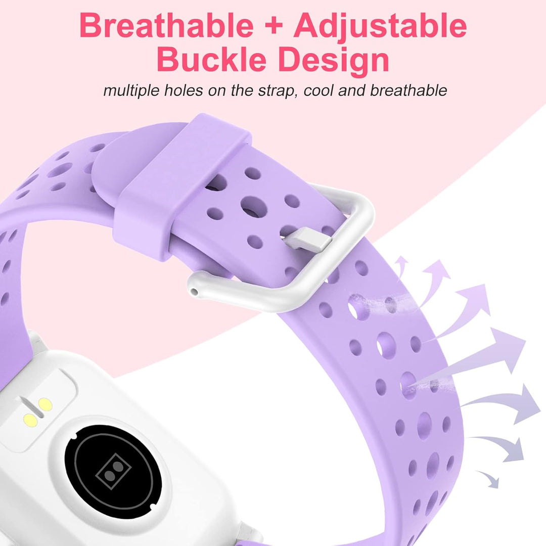 Kids Smart Fitness Watch für Jungen Mädchen, Health Sports Fitness Tracker mit Herzfrequenz-Schlafmo