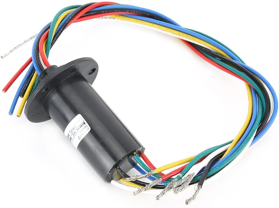 MW1615 Leitfähiger Schleifring 50 RPM Nennrate 6 Ringe 29,8 mm Durchmesser Hochleistungsausrüstungst