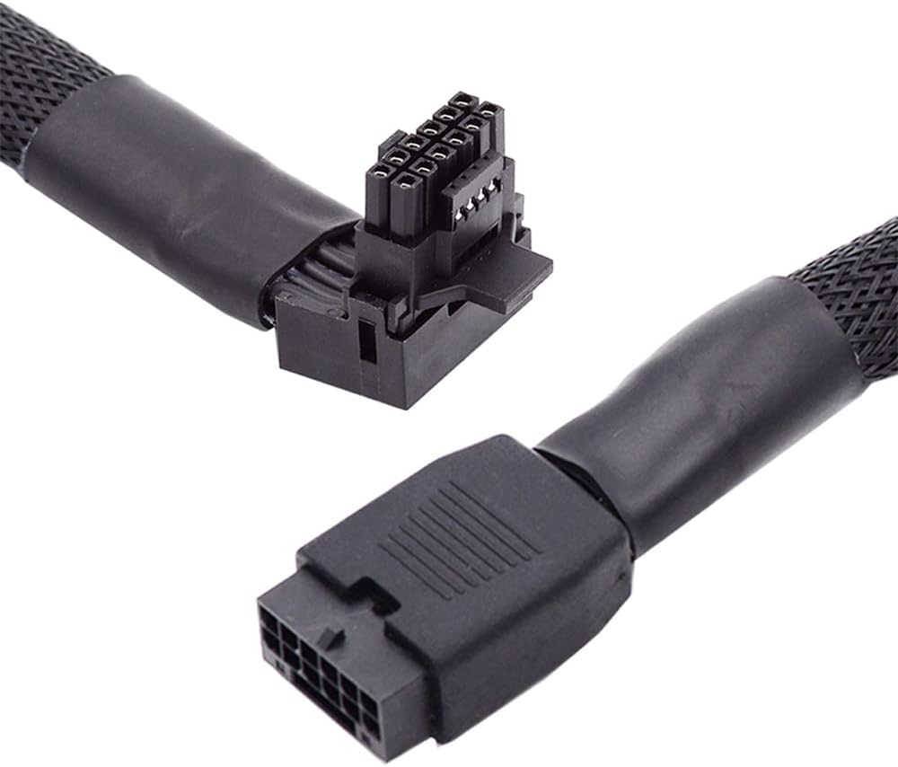 cablecc 12VHPWR ATX3.0 PCI-E 5.0 Power Modular Kabel Stecker zur weiblichen Verlängerung nach Oben a