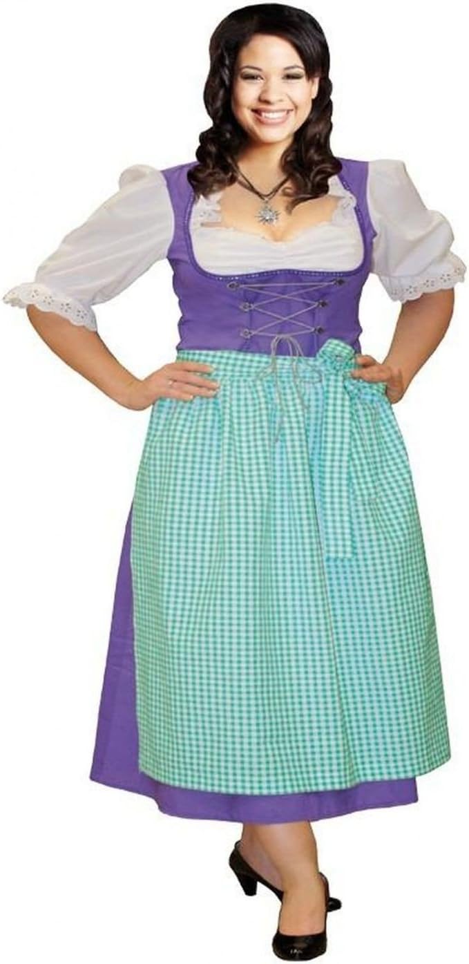 Dirndl lila fullcut Gr. 44, 46, 48, 50, 52, Grösse:44 44 Violett, 44 Violett
