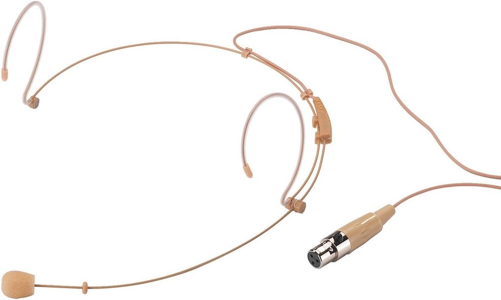 MONACOR HSE-152/SK Headset-Mikrofon, Beige, 234280