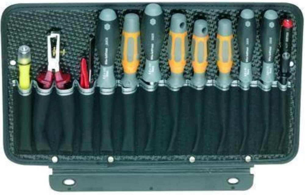 Parat 592000161 Werkzeugtafel für Werkzeugkoffer 1-seitig mit 13 Einsteckfächern, Schwarz, (L x B x