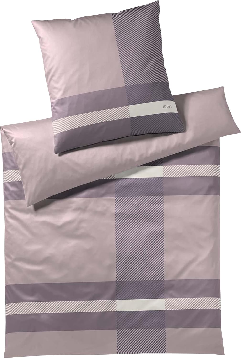 Joop! Wendebettwäsche Modem Mako-Satin rauchviolett Grösse 135x200 cm (40x80 cm)