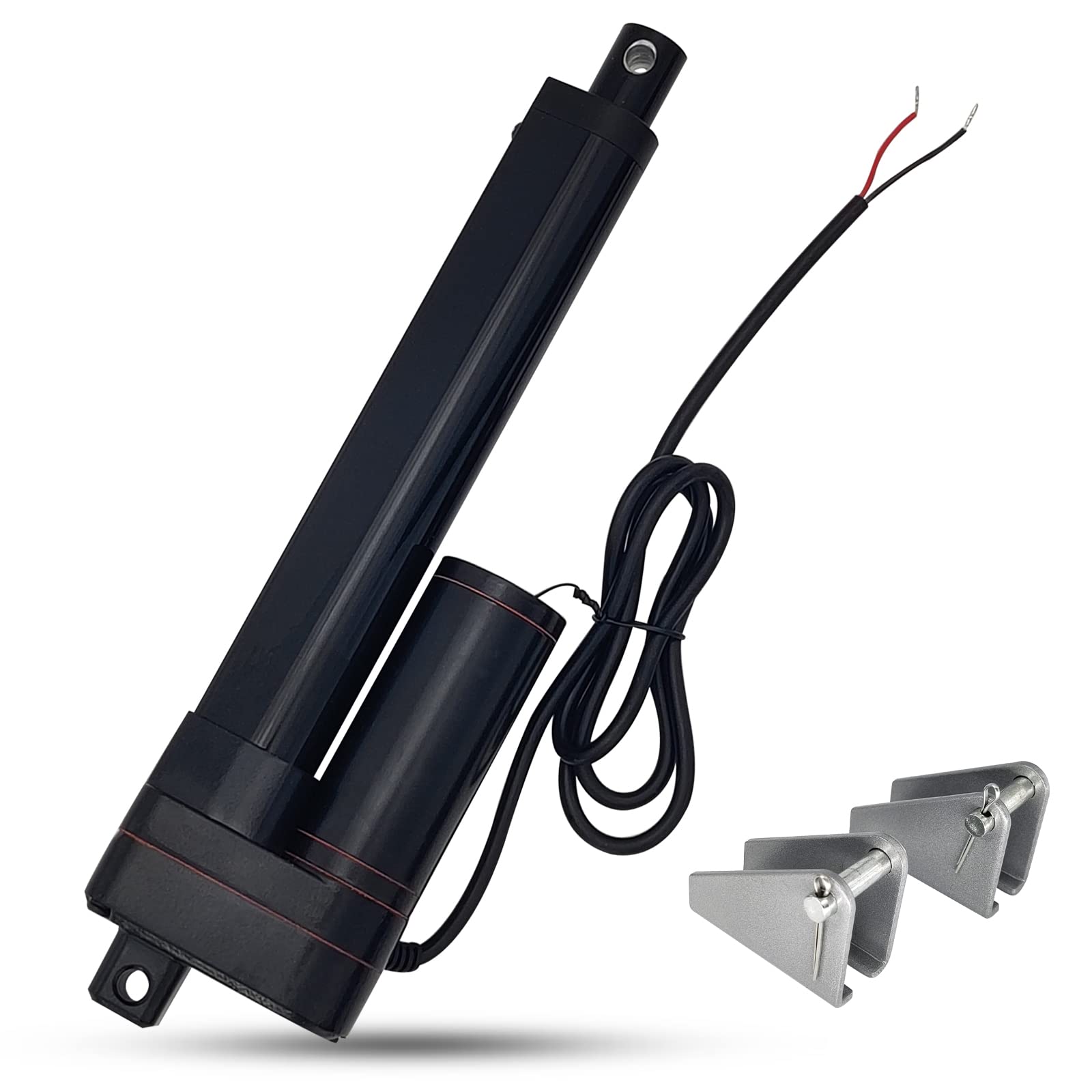 Jvnvlki 3000N 50mm Hub IP65 Wasserdicht Linearantrieb 12V Linearmotor Linear Actuator 5mm/s Mit Montagebügeln für Schrank, Fensteröffner, Türöffner, Home Automation Jvnvlki 3000N 50mm Hub IP65 Wasserdicht Linearantrieb 12V Linearmotor Linear Actuator 5mm/s Mit Montagebügeln für Schrank, Fensteröffner, Türöffner, Home Automation