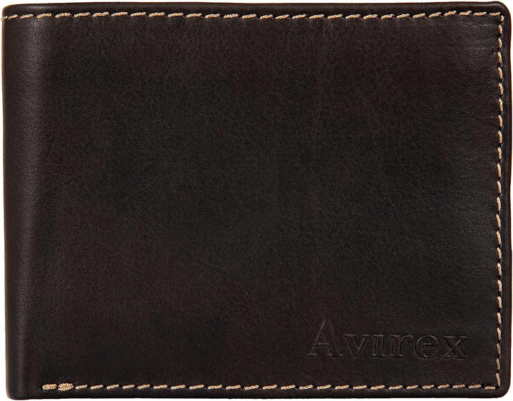 Avirex Austin Kollektion Geldbörse aus weichem Leder, für Herren, Braun