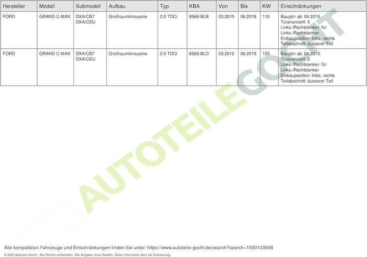 Valeo Heckleuchte 044447 rechte Seite Rückleuchte für Links- und Rechtslenker, rechte Seite Rückleuc