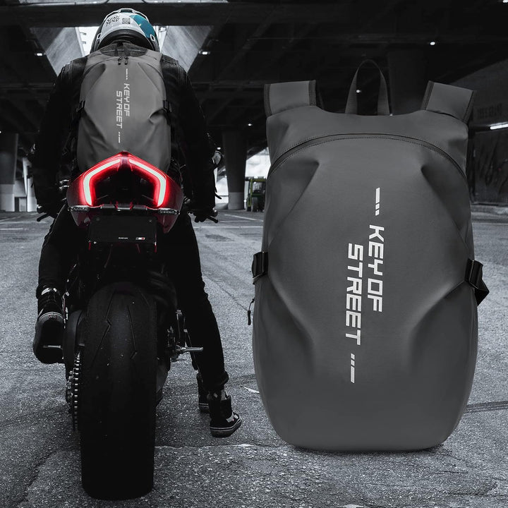 Motorradrucksäcke für Herren, wasserdichter Helmrucksack, Motorradzubehör, Laptoptaschen, Reiserucks