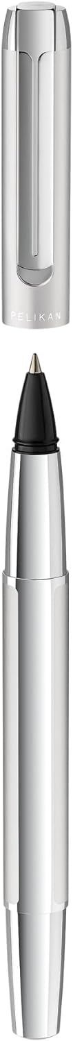 Pelikan 952010 Tintenroller Pura R40, silber Silver 1 Stück (1er Pack) Pelikan 952010, Silver 1 Stüc