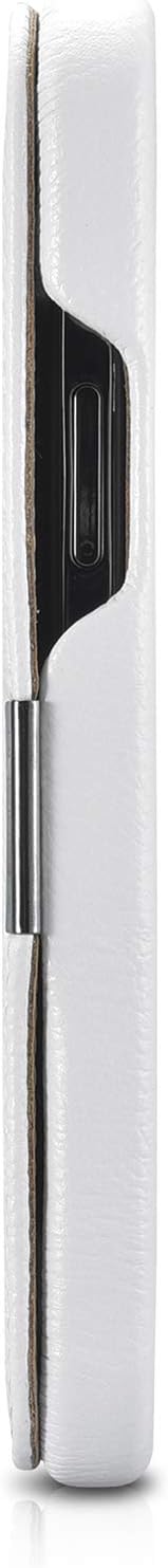 Mobiskin Hülle kompatibel mit Apple iPhone 12 Mini (5,4 Zoll), Handyhülle mit echtem Leder, Case, Sc