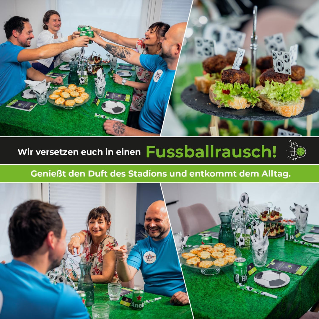 Fussballrausch der Tod wartet abseits – Krimidinner Spiel für zuhause für 4 Personen – Geschenk für