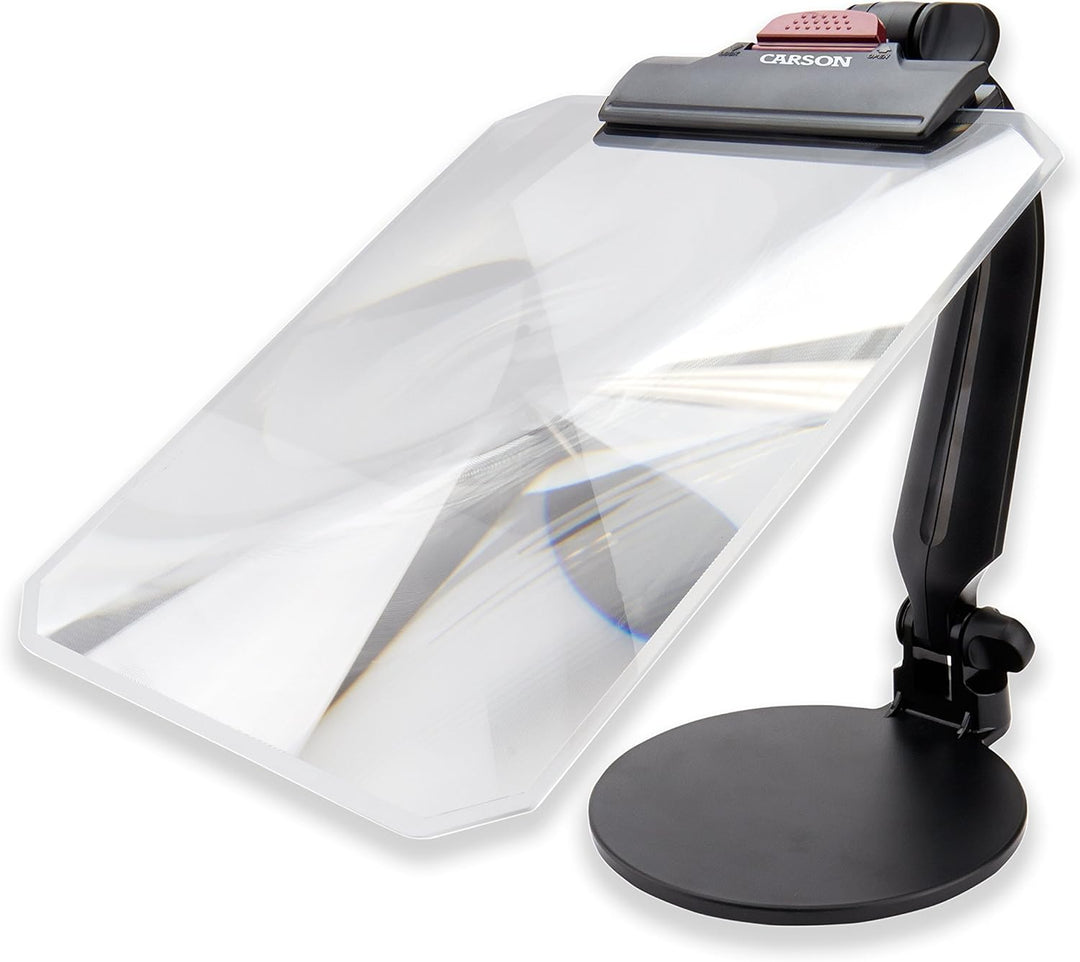 Carson Fresnel Stand Magnifier 1,5X Standlupe mit grossflächiger Linse (CP-10) Fresnel Standlupe (CP