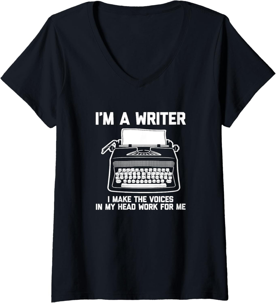 Damen I'm A Writer T-Shirt Lustig Spruch Cool Schreiben Autor Writer T-Shirt mit V-Ausschnitt