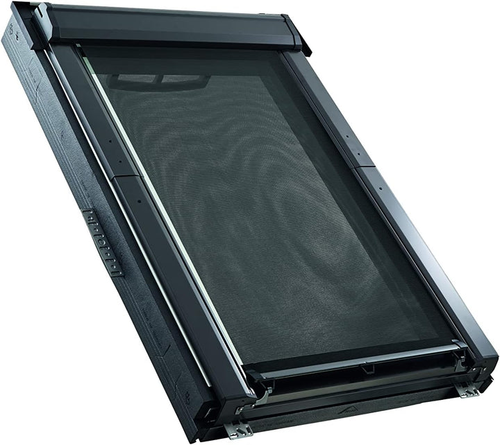 Original Roto Aussenrollo Screen ZAR Aussenmarkise Sonnenschutz & Hitzeschutz Bei offenem Fenster vo