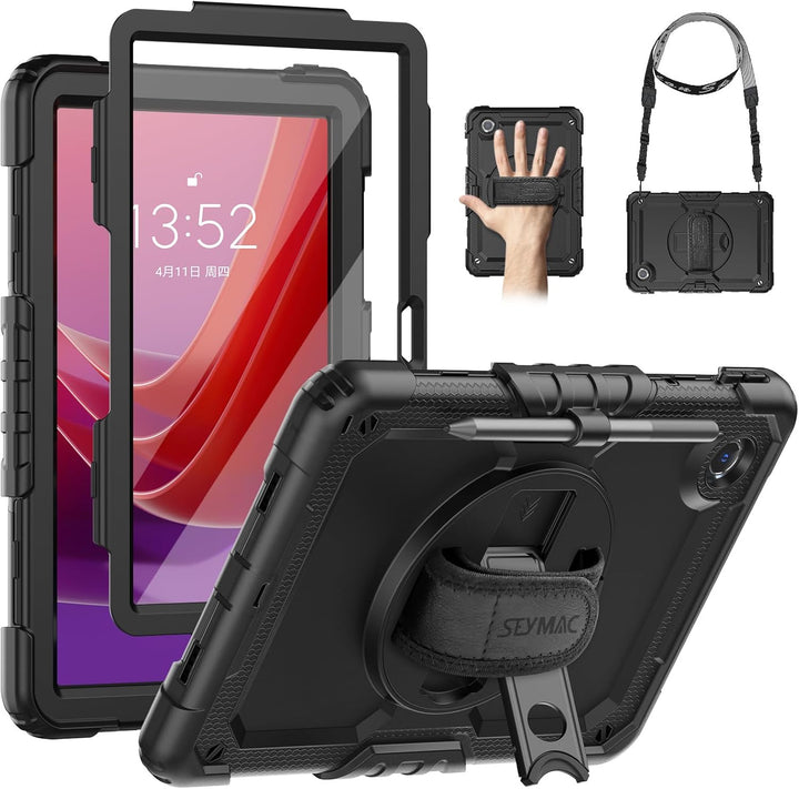 SEYMAC Hülle für Lenovo Tab M11 2024 (TB-330FU/TB-331FC), Stossfeste für Lenovo Tab M11 Hülle mit Di