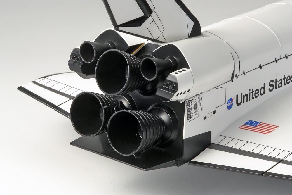 Tamiya 300060402-1:100 Space Shuttle Atlantis, Silber