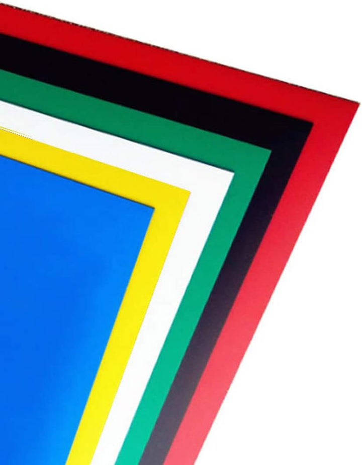 TUKA-i-AKUT 12x A4 Magnetfolie zum Beschriften und Zuschneiden, Flexibel Magnet Tafelfolie Magnetplä