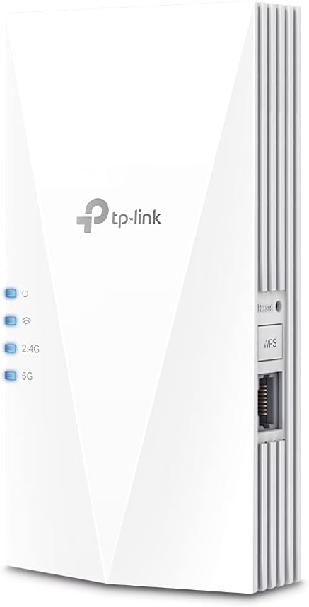 TP-Link RE600X WiFi 6 WLAN Verstärker Repeater AX1800(Dualband 1201MBit/s 5GHz + 574MBit/s 2,4GHz, M