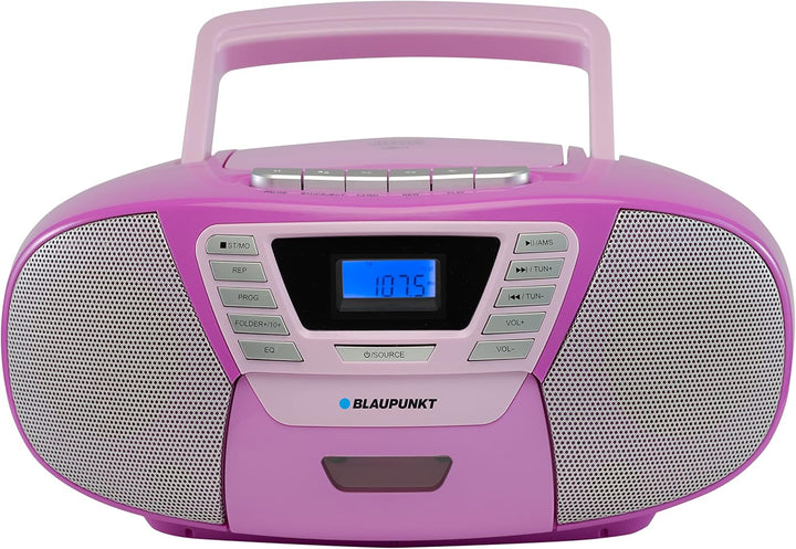 Blaupunkt B 120 VL tragbarer Kinder CD Player mit Bluetooth | Kassettenfach | Hörbuch Funktion | - m