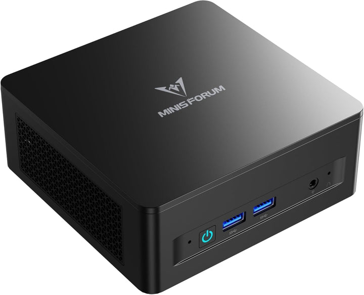 MINIS FORUM UM760 Slim Mini PC, AMD Ryzen 5 7640HS Mini Computer (6C/12T, bis zu 5.0GHz), 32GB DDR5