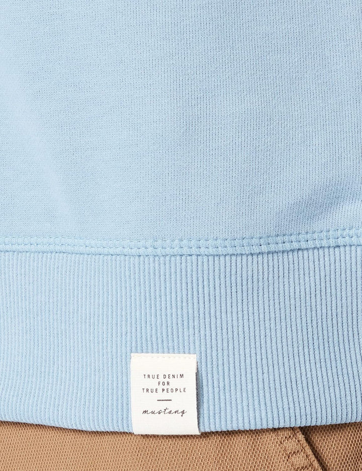 MUSTANG Herren Style Ben Crewneck Sweatshirt, Faded Denim 5124