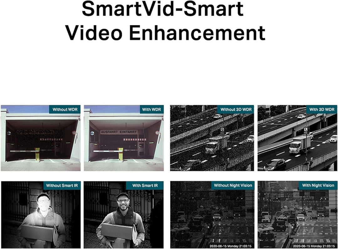 TP-Link VIGI C330 2,8 mm Objektiv Smart Outdoor Sicherheitskamera | 3 MP HD Vollfarb-Netzwerkkamera