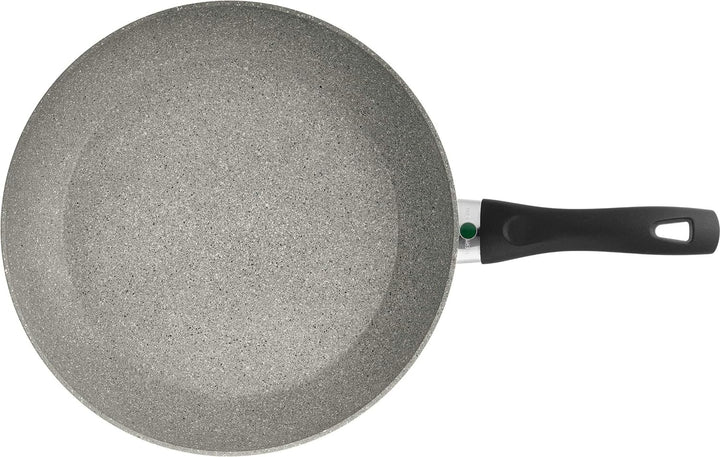 BALLARINI Ferrara Granitium Pfanne mit Antihaftbeschichtung, 28 cm, Induktionsgeeignet, Mit Temperat