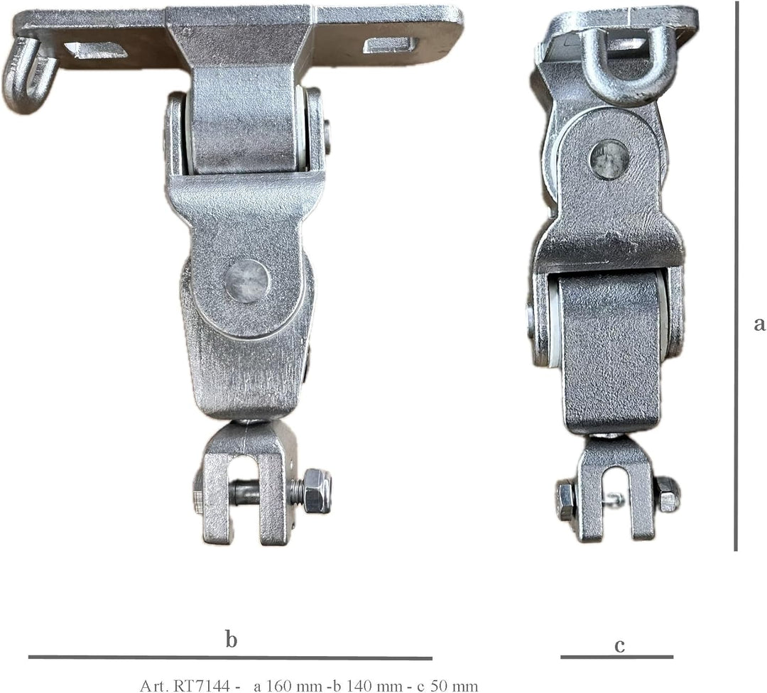 Loggyland Nestschaukel Schaukelhaken Schaukelgelenk Kreuzgelenk für Kantholz