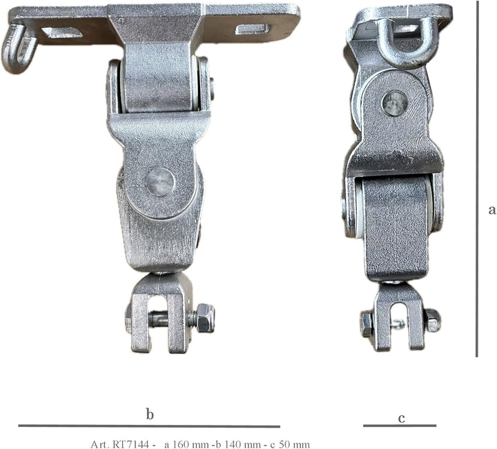 Loggyland Nestschaukel Schaukelhaken Schaukelgelenk Kreuzgelenk für Kantholz