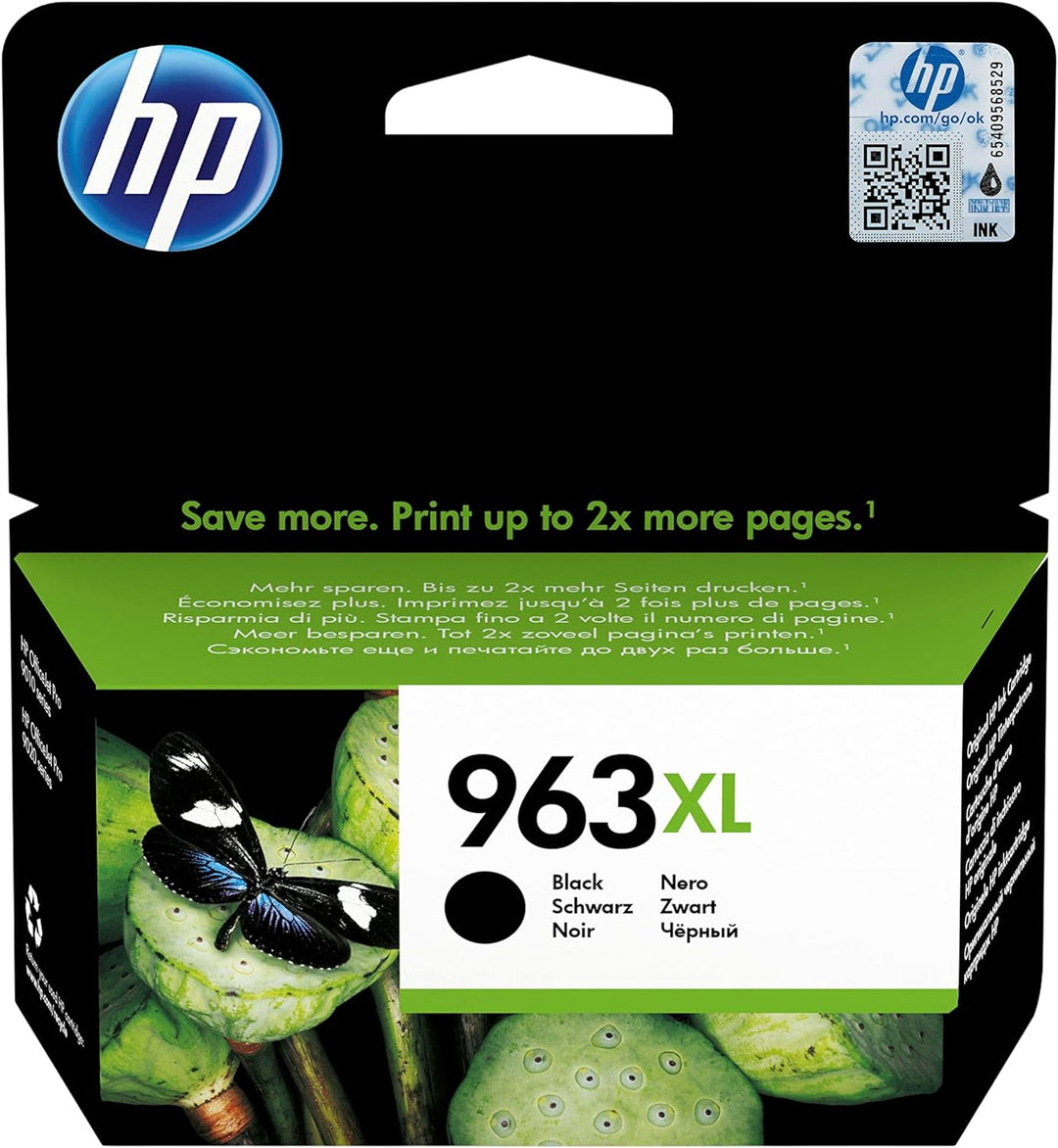HP 963 XL 3JA30AE Original Kartusche mit hoher Kapazität, 2000 Seiten, kompatibel mit HP OfficeJet P