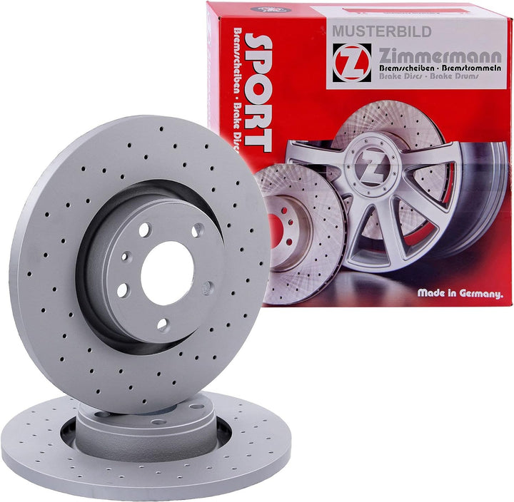 ZIMMERMANN 600.3234.52 hinten Bremse, Sport mit ABS Sensor