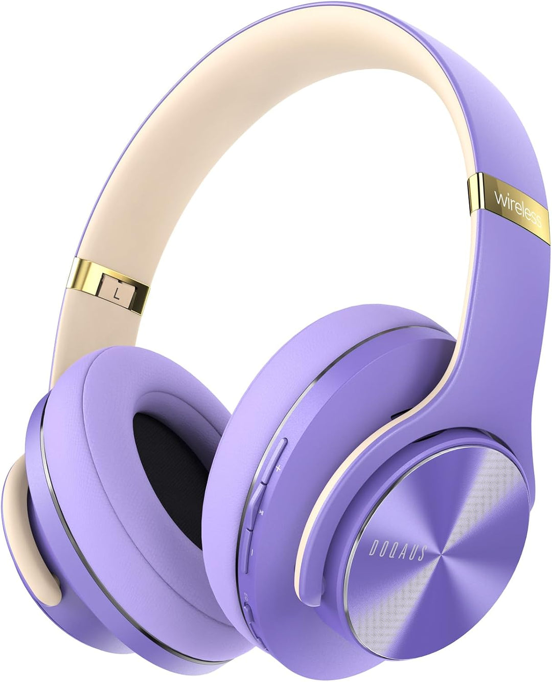 DOQAUS Bluetooth Kopfhörer Over Ear,Bis zu 90 Std Kabellose Kopfhörer mit 3 EQ-Modi, HiFi Stereo Fal