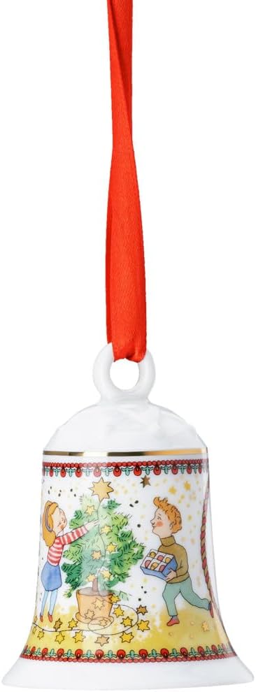Hutschenreuther Sammelserie 2024 Weihnachtsleuchten Porzellanglocke