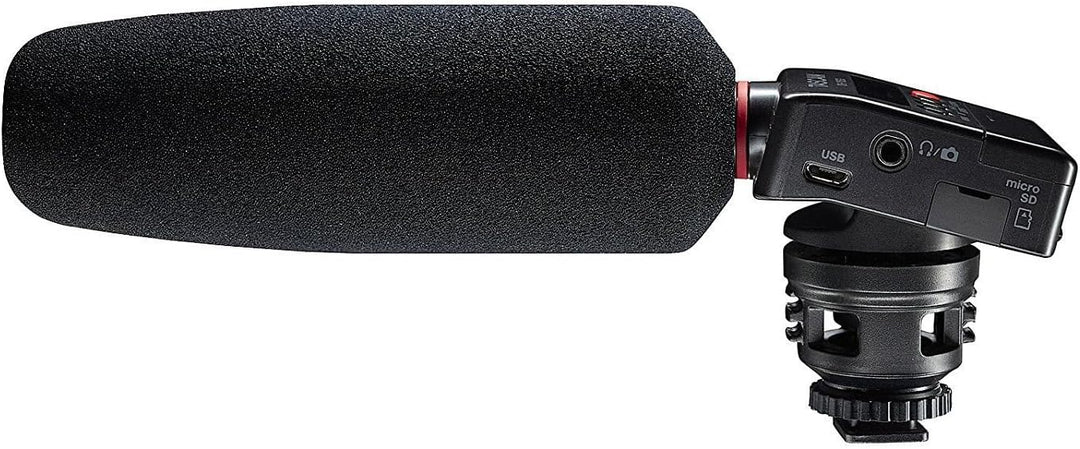 Tascam DR-10SG – Audiorecorder mit Richtmikrofon für DSLR-Kameras