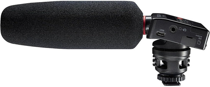 Tascam DR-10SG – Audiorecorder mit Richtmikrofon für DSLR-Kameras