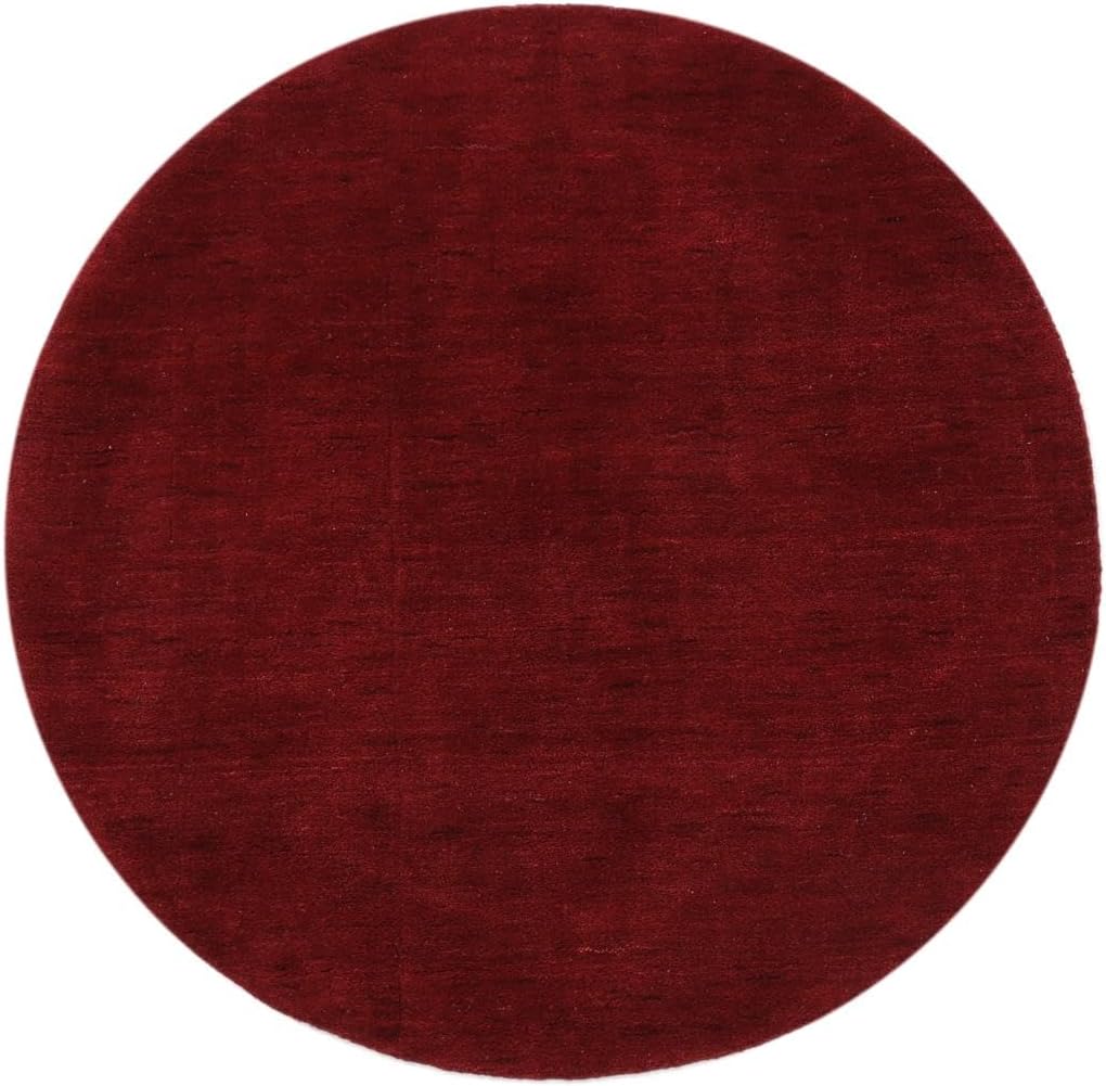 RugVista, Handloom, Teppich, Mittelflor, ∅ 100 cm, Rund, Wolle, Flur, Schlafzimmer, Küche, Wohnzimme