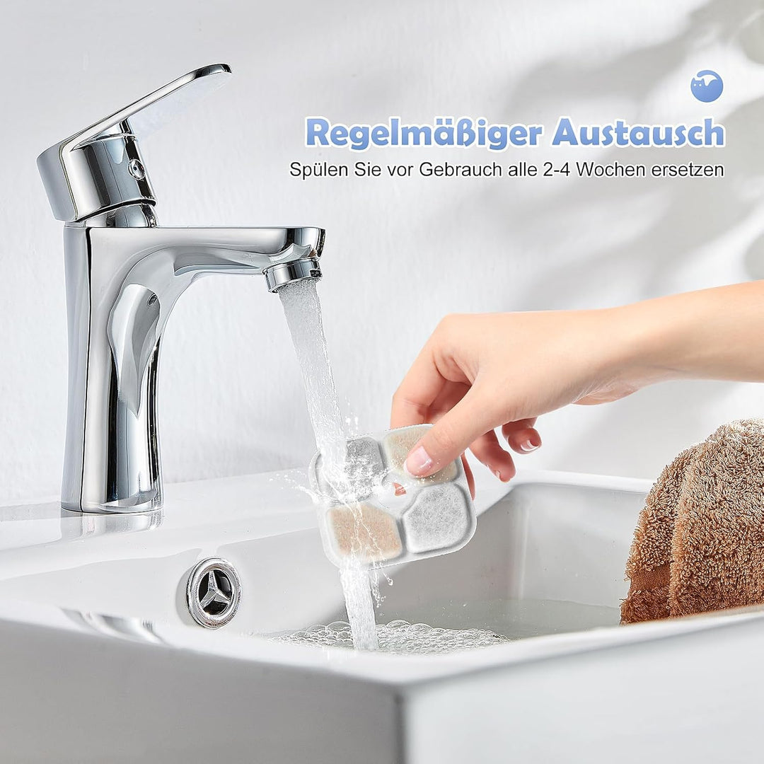 18 Stück Filter Katzenbrunnen für Catit Pixi Trinkbrunnen Ersatzfilter, 2,5L Katzen Wasser Brunnen F